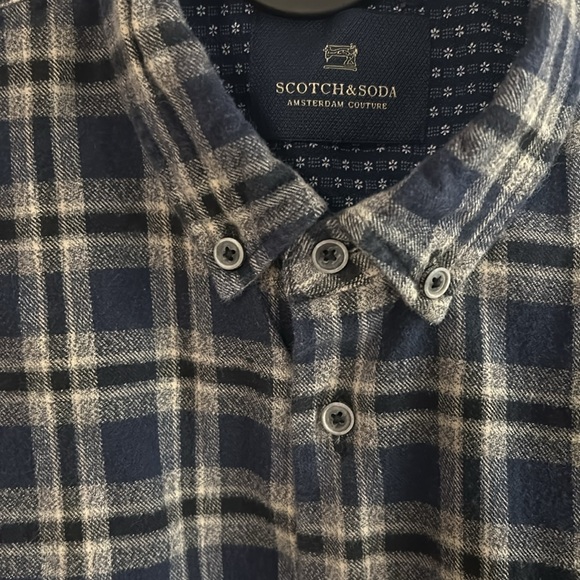 Scotch & Soda Oxford men’s shirt, plaid size Medium - Picture 6 of 6